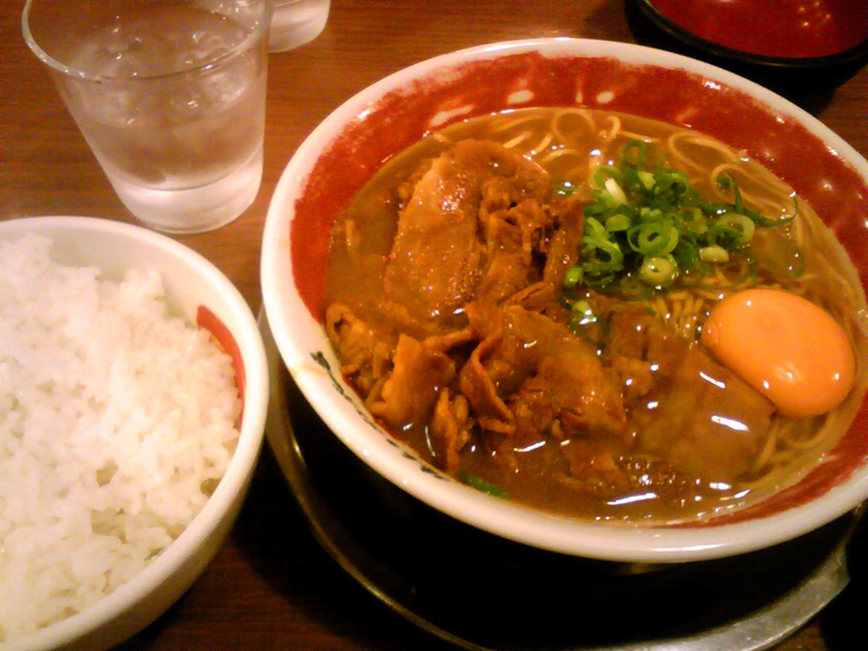 徳島ラーメン東大のラーメン