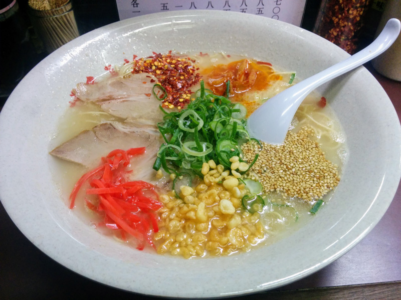 博多長浜ラーメンみよしのラーメン