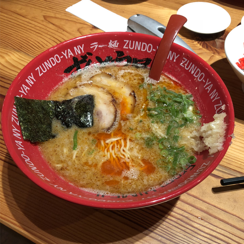 Zundo-ya Yawata City shop's Ramen