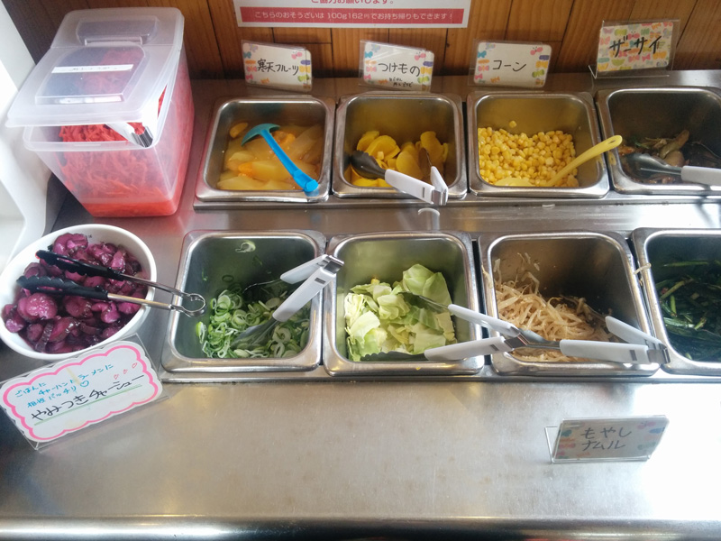 Salad bar of Tenkaippin Takeda shop