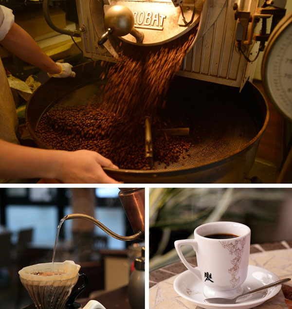 Maeda Coffee's work process