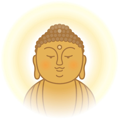 Clip art of Buddha