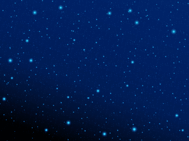 Stars twinkling in the night sky