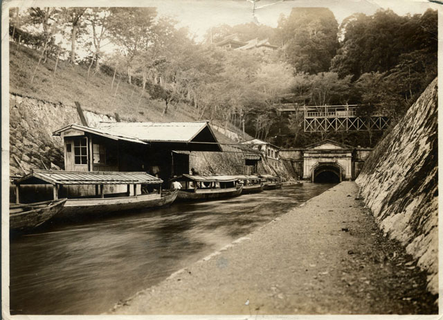 The 1st Canal of Lake Biwa at the time of completion in 1890