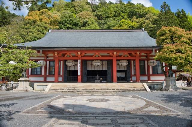 鞍馬寺本堂。