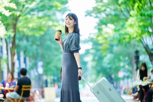女の子の一人旅