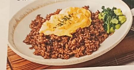 京茶飯―野沢菜添え―
（「福田本店」季節の漬物/お吸い物付）。