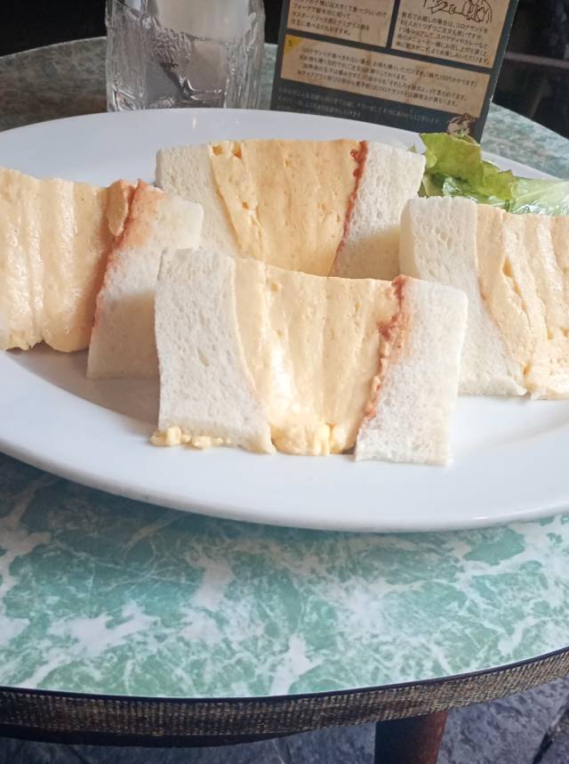コロナの玉子サンドイッチ。